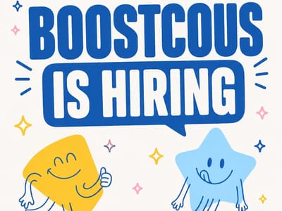 Boostcous Is Hiring Our First Employee: A Founding Head of Growth